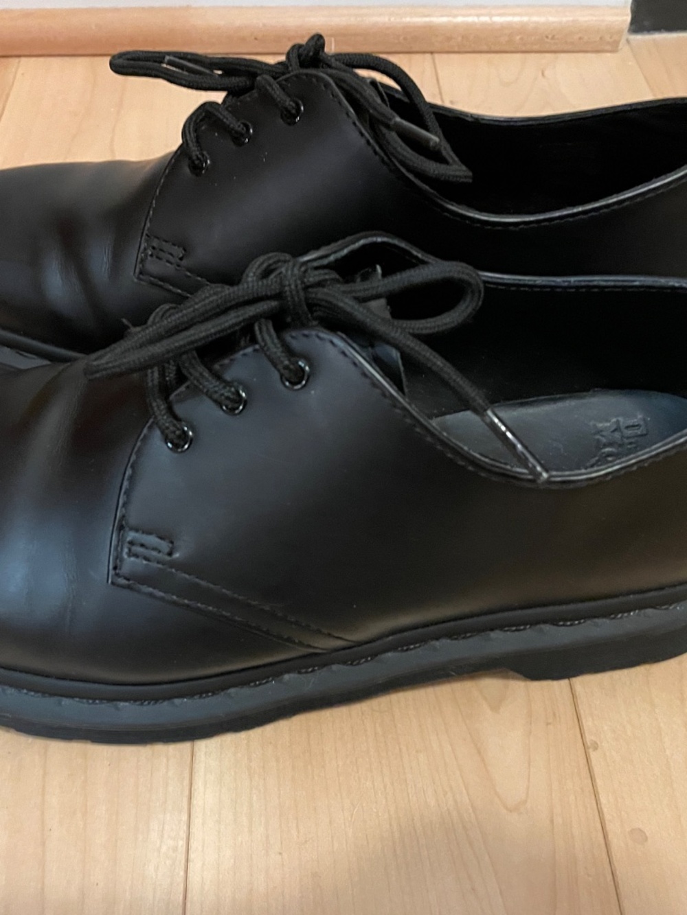 1461 Mono Doc Martens Oxford Leather Shoes - Picture 2 of 6